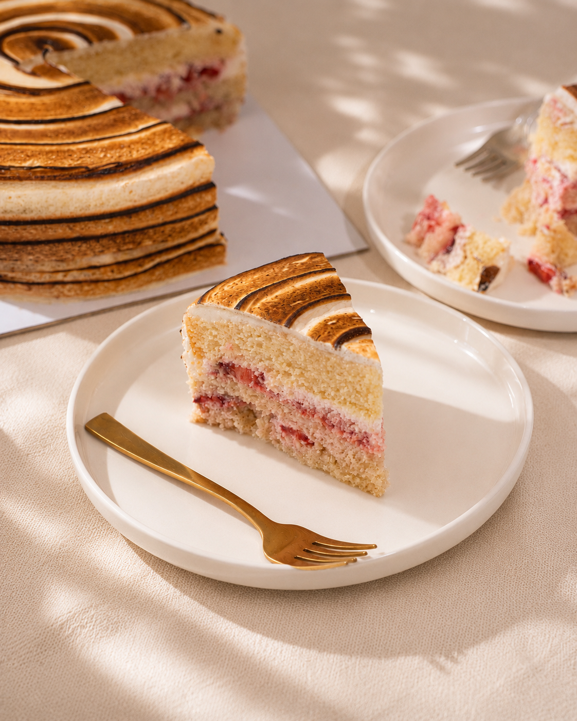 Strawberry cake